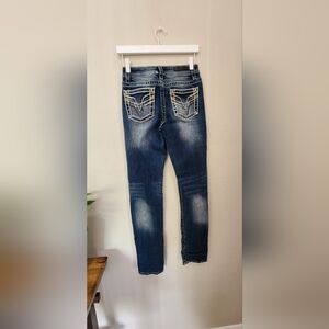 Vigoss women's jeans, size 0 blue wash